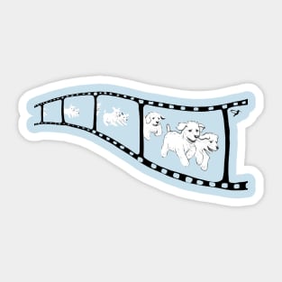 Dog puppy - mind movie Sticker